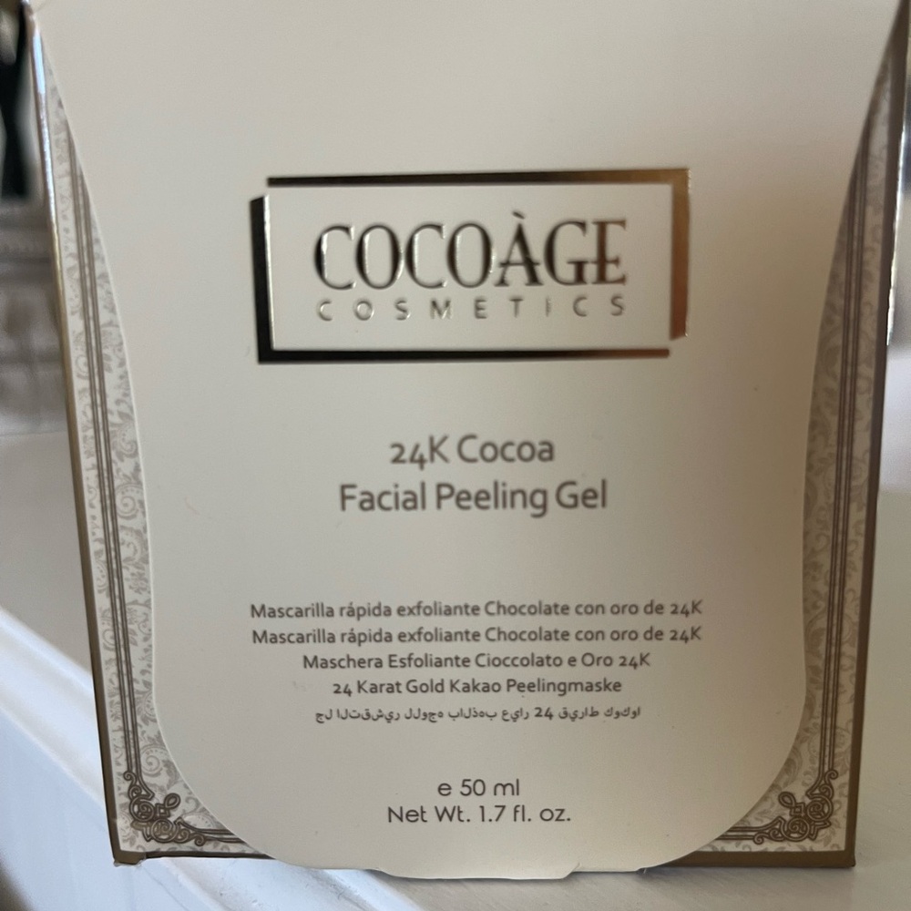 24K Cocoa Facial Peeling Gel - Gold